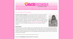 Desktop Screenshot of chloenichols.org